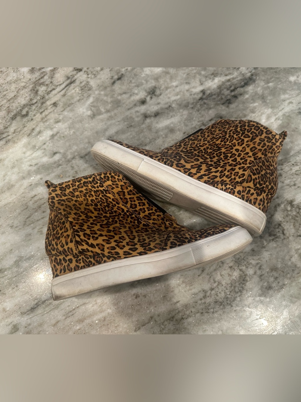 Leopard Print Slip-On Sneakers - Brown/Cheetah